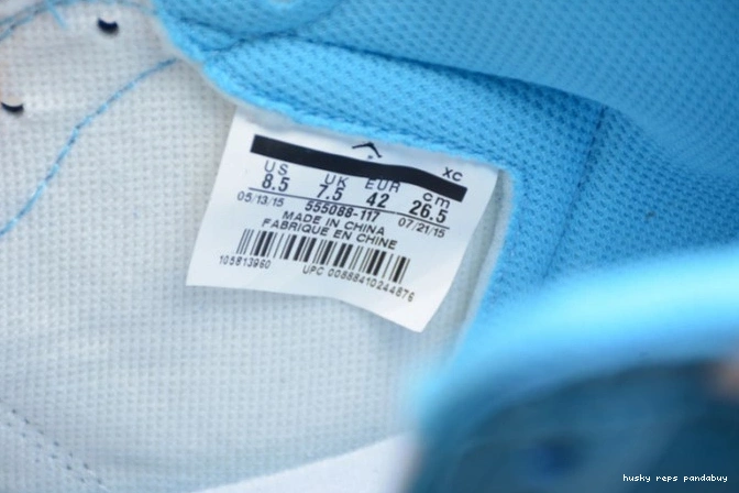 Rep Husky OG 555088-117 Air High Retro Jordan 1 'UNC' 0819